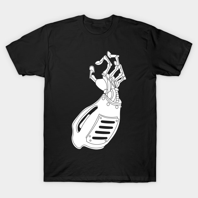 John Silver (white) T-Shirt by RickdelaTorre